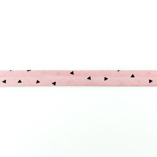 Skråbånd Trekanter [20 mm] – rosa/sort, 
