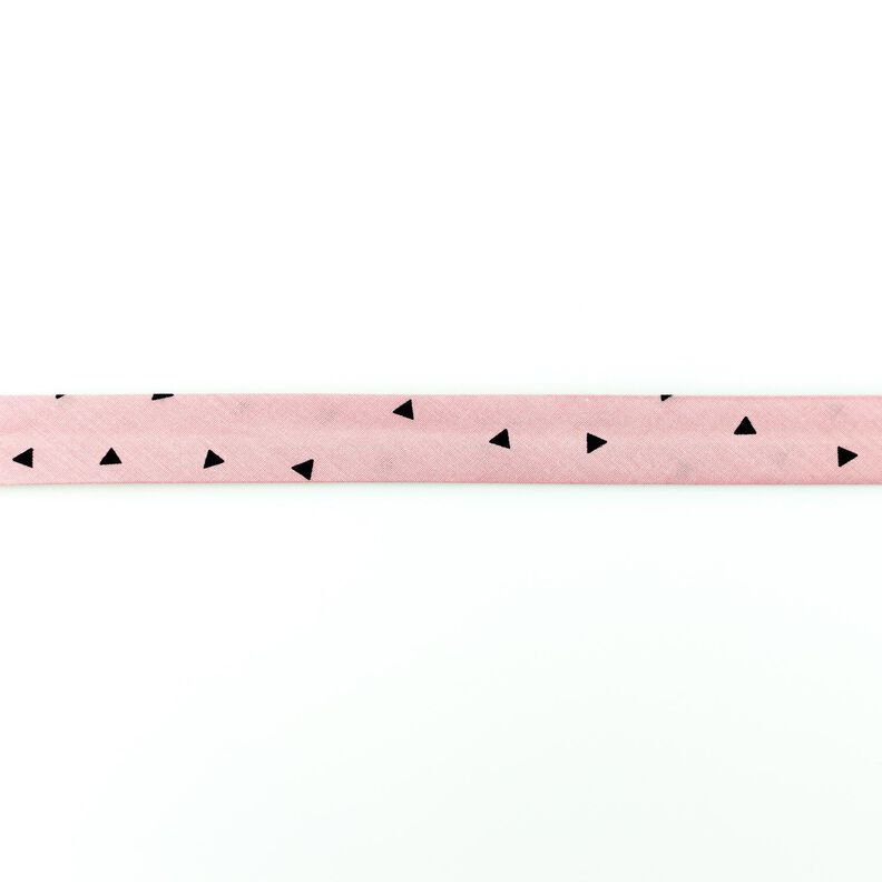 Skråbånd Trekanter [20 mm] – rosa/sort,  image number 1