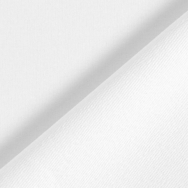 GOTS French Terry Sommersweat | Tula &ndash; hvid,  image number 3