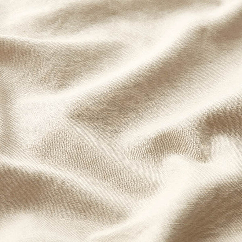 Hør-bomulds-miks Ensfarvet – beige,  image number 2