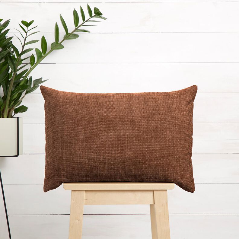 Polsterstof chenille-stof – bronzefarvet | Reststykke 60cm,  image number 8