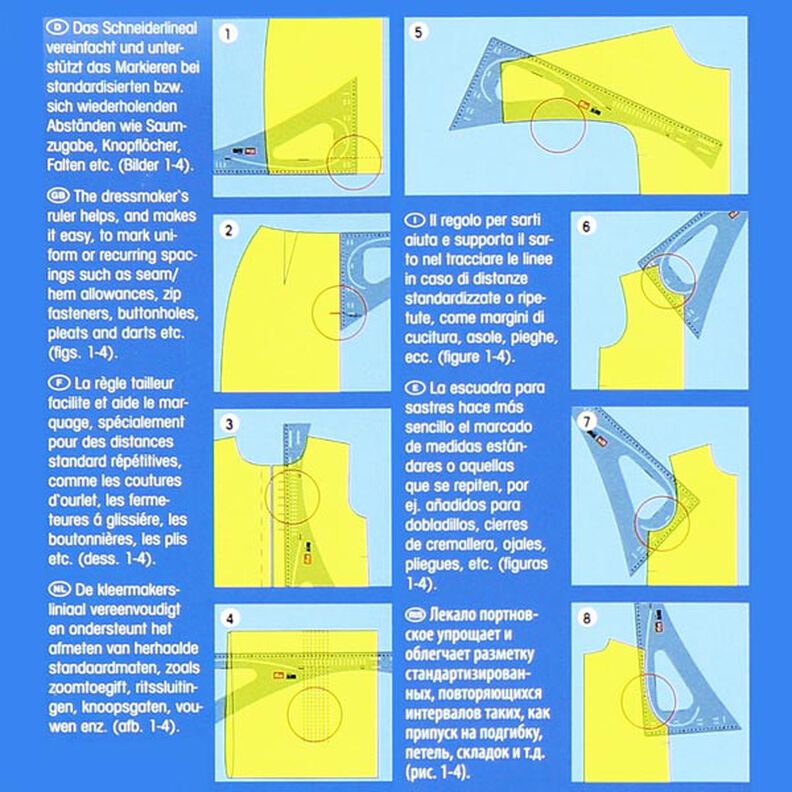 Skærevinkel 23 x 60 cm – transparent | Prym,  image number 5