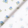 Bomuldspoplin fine roser – lyseblå/hvid,  thumbnail number 4