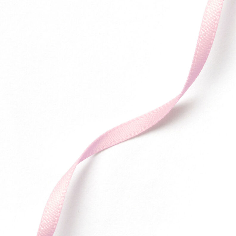 Satinbånd [3 mm] – lys rosa,  image number 3