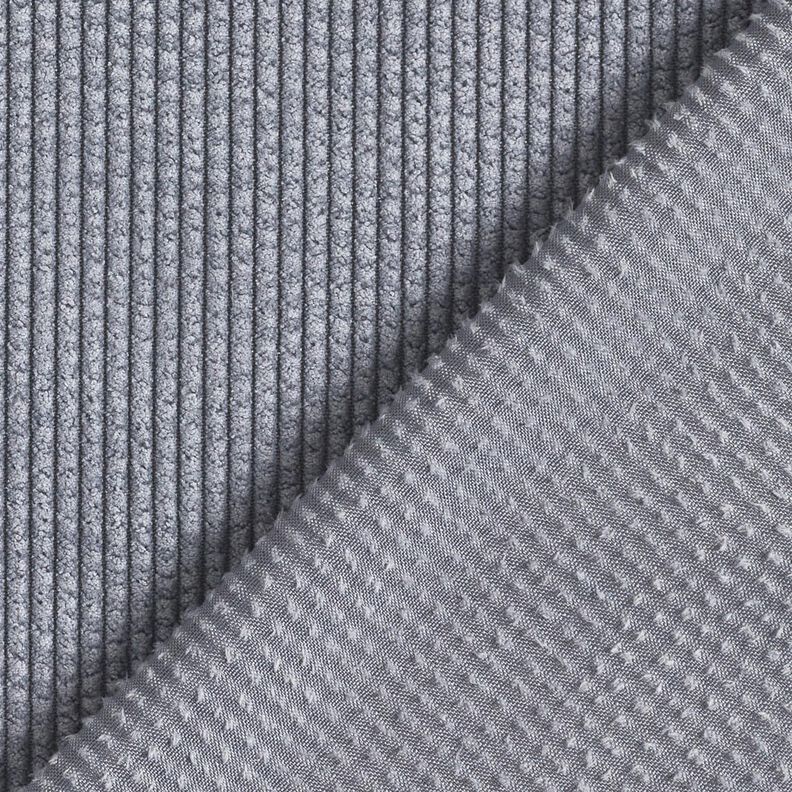 Bred cord Bubble Ensfarvet – stålblå,  image number 3