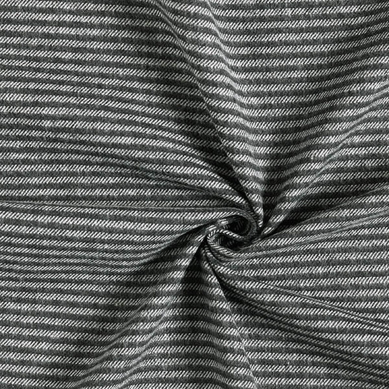 Buksestof striber – granit/grå,  image number 3