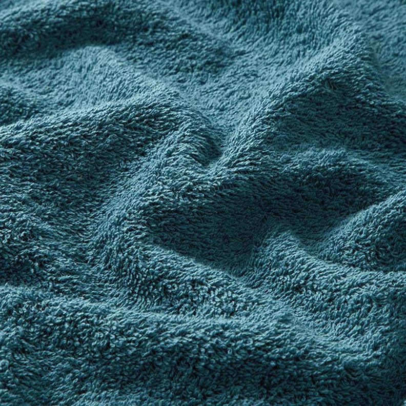 Frottéstof – petrol,  image number 3