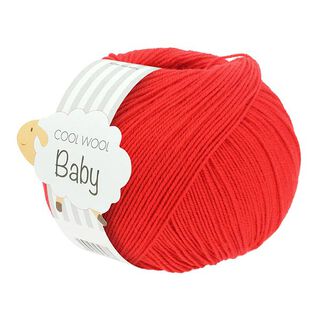 Cool Wool Baby, 50g | Lana Grossa – rød, 
