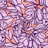 Lenzing Ecovero Inked Bouquet | Nerida Hansen – ferskenorange/lavendel,  thumbnail number 4