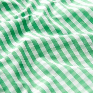Ballonsilke Vichy-tern – grøn/hvid, 