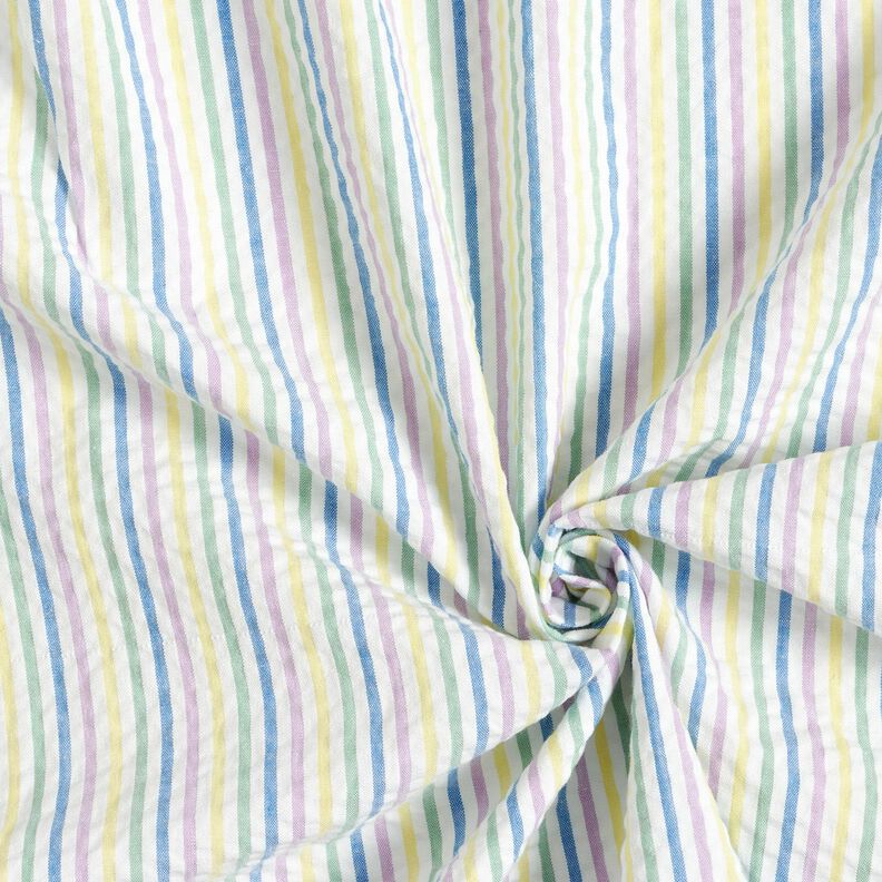 Bæk og bølge Bomuld stribet-mix – hvid,  image number 3