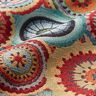 Dekorationsstof Gobelin Mandala-cirkler – lysebeige/rød,  thumbnail number 2