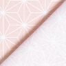 Bomuldsstof Cretonne Japanske stjerner Asanoha – rosa,  thumbnail number 5