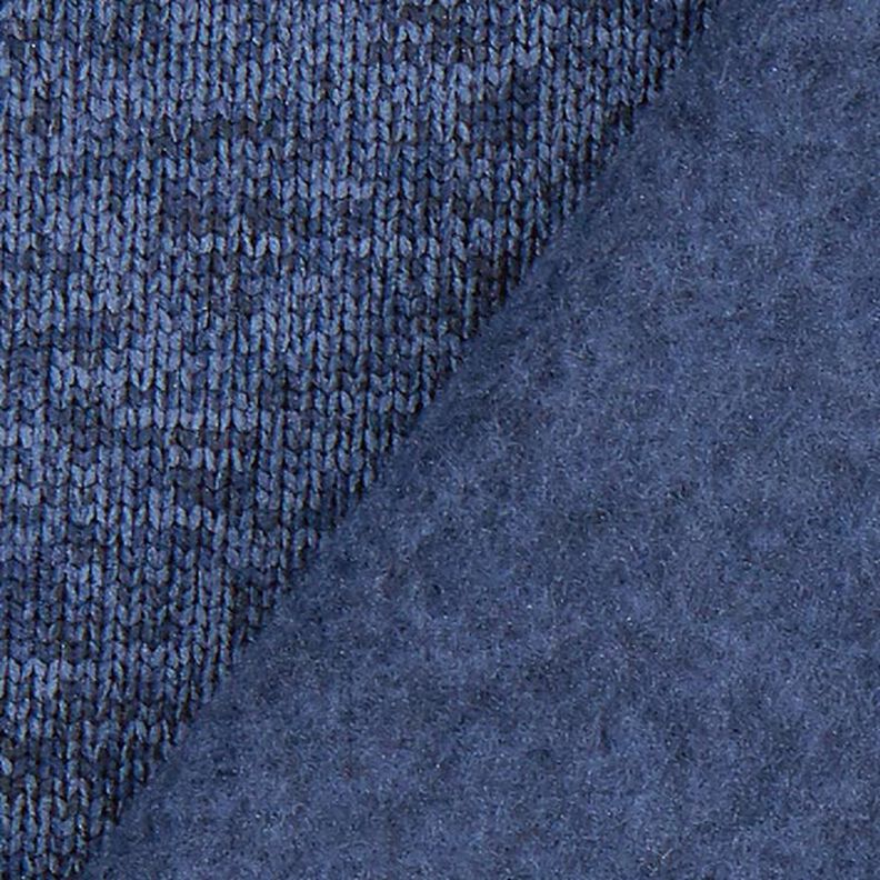 Strikfleece – marineblå,  image number 3