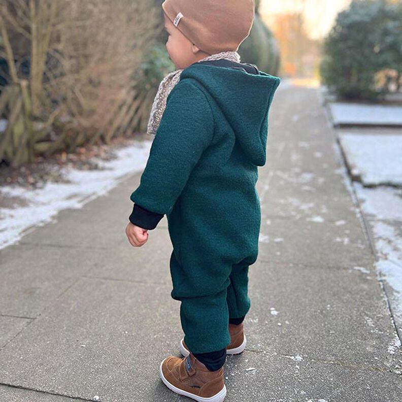 Bomuldsjersey Medium ensfarvet – sort,  image number 11