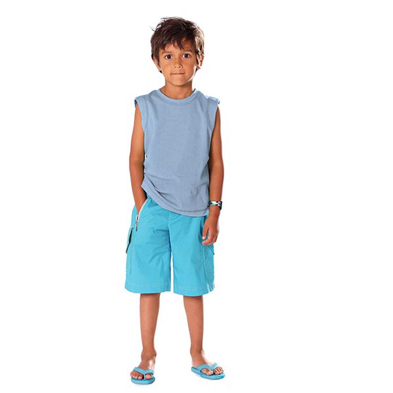 Viskose Jersey Let – himmelblå,  image number 11