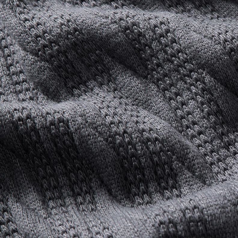 Strik Cloqué fletmønster – natblå,  image number 2