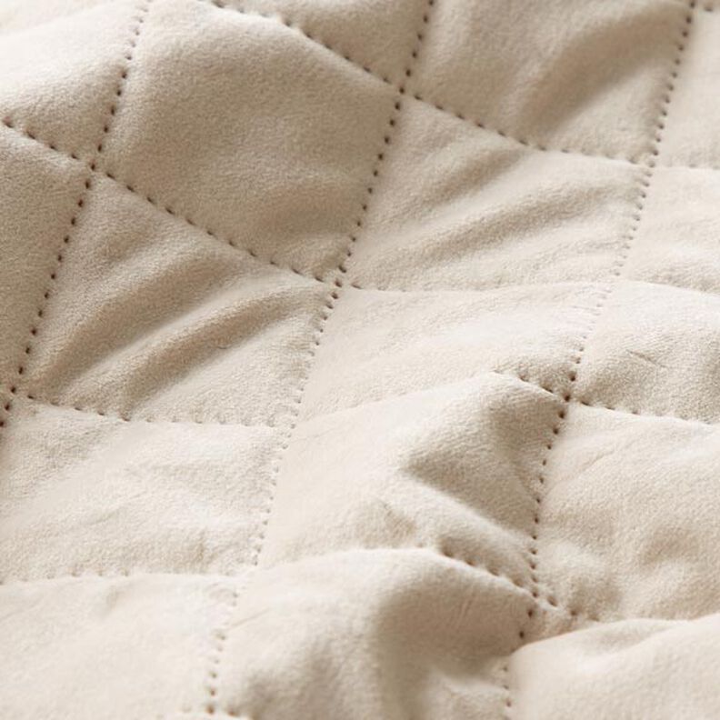 Polsterstof Fløjl Quiltstof – beige,  image number 2