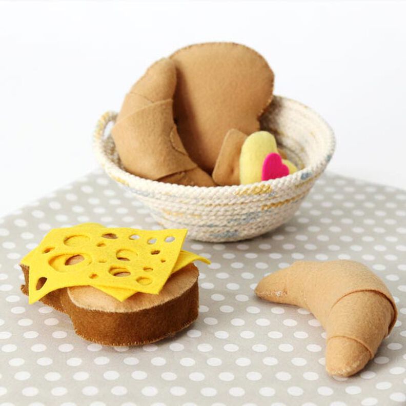 Filt 90 cm / 1 mm tykt – mørkebeige,  image number 4