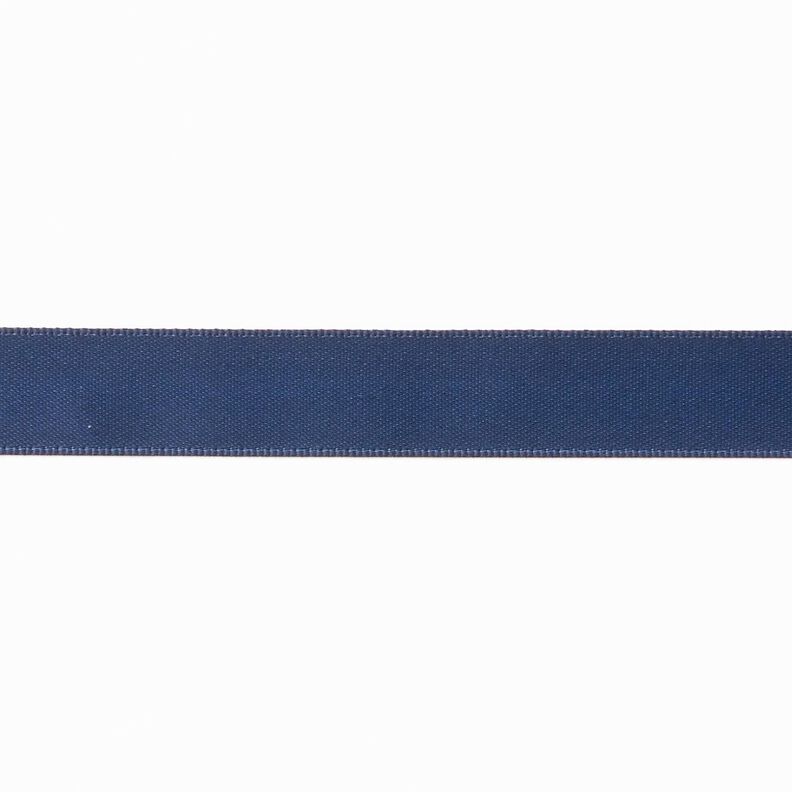 Satinbånd [15 mm] – marineblå,  image number 1