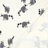 Bomuldsjersey vaskebjørne Digitaltryk | Poppy Fabrics – uldhvid,  thumbnail number 4