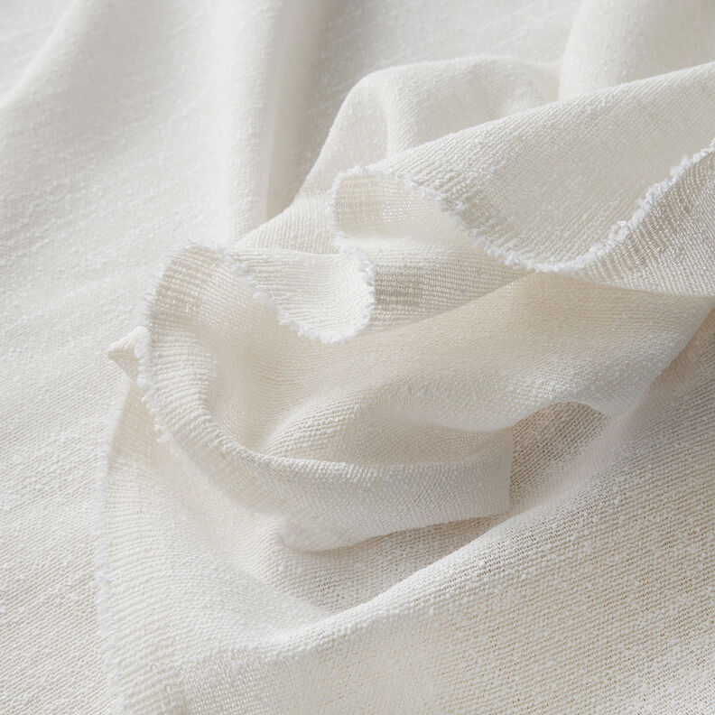 Gardinstof bouclé-look 300 cm – hvid,  image number 3