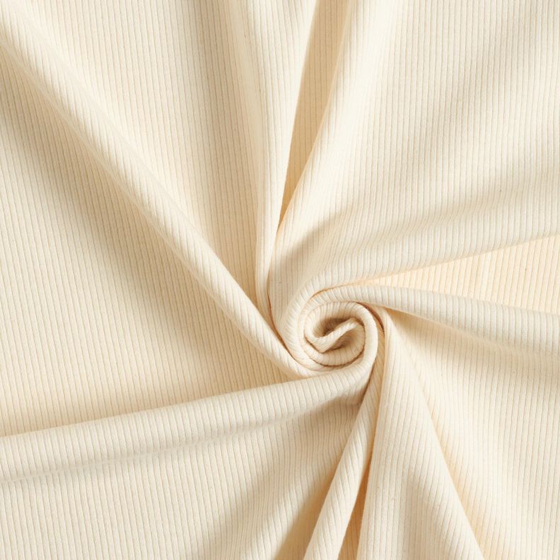 Ribjersey fint ubleget – natur,  image number 1