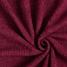 Chenille Strikjacquard glitter – bordeaux/sølv metallic,  thumbnail number 1