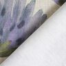 Dekorationsstof Halvpanama blomstrende kløver – blågrå/lys taupe,  thumbnail number 4