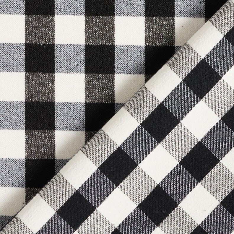 buksestretch vichytern – sort/hvid,  image number 4