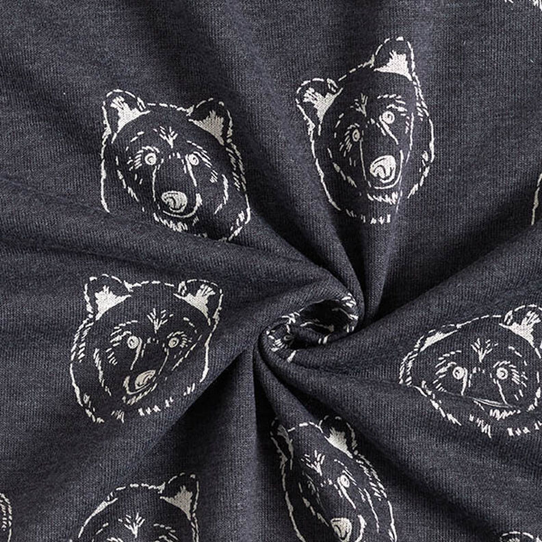 Sweatshirt lodden bjørn – natblå/lysegrå,  image number 3