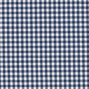 <h2>Seersucker med sm&aring; tern, marinebl&aring; &ndash; struktureret og vendbart</h2>, 