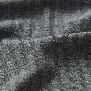 Rib-jersey strikkemønster – mørkegrå, 