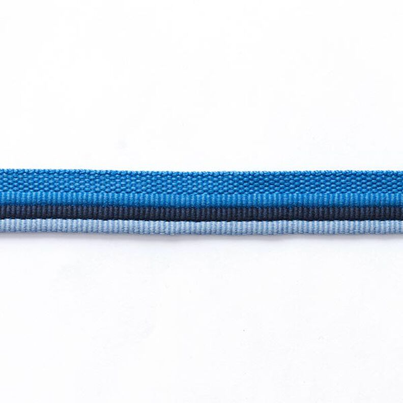 Paspelbånd Trio [ 15 mm ] – aquablå/dueblå,  image number 2
