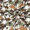 Bomuldsjersey Camouflage dinosaurer – elfenben/kastaniebrun,  thumbnail number 3
