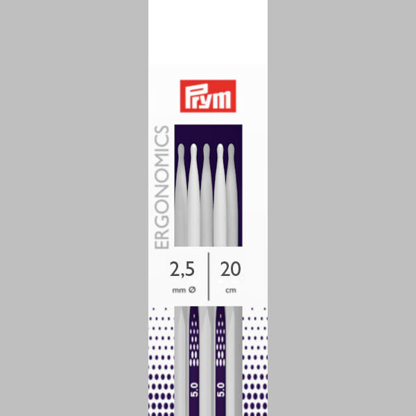 2,5|20cm Strikkepinde til sokker Ergonomics | Prym,  image number 2