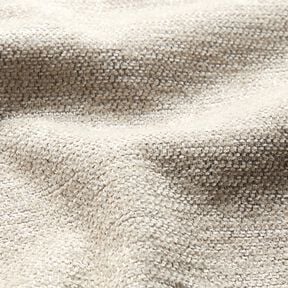 Polsterstof Chenille Melange – cashew/sølvgrå | Reststykke 80cm, 