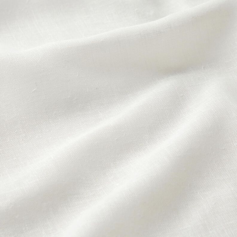 Gardinstof h&oslash;r-miks Ensfarvet &ndash; uldhvid,  image number 2