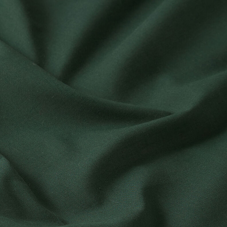 Bomuldsbatist ensfarvet – mørkegrøn,  image number 2