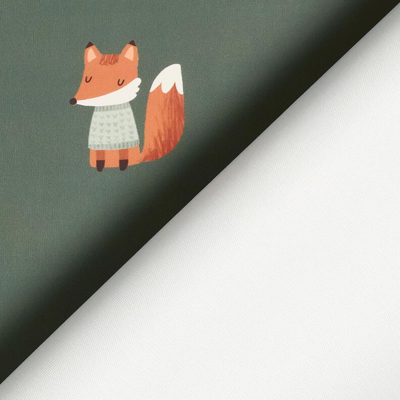 Stof til regnjakker ræv Digitaltryk – reed,  image number 5