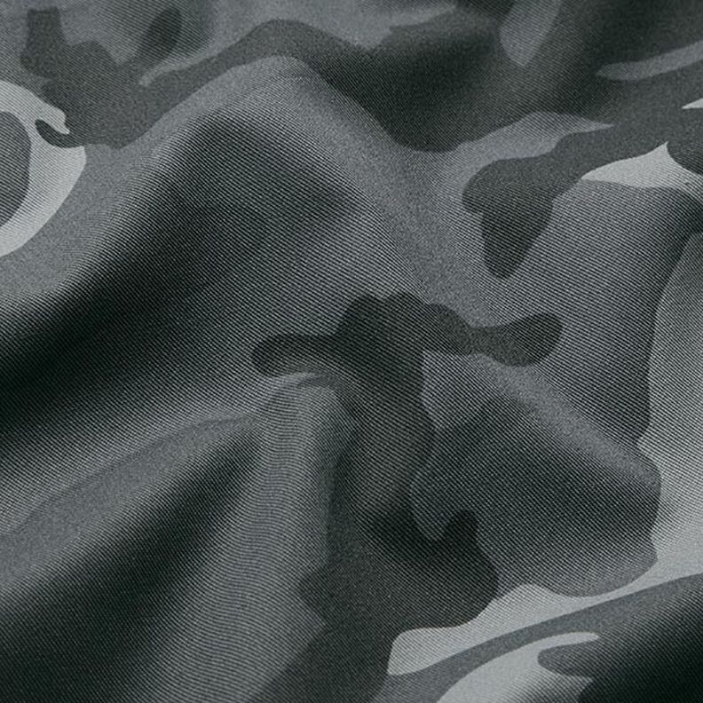 Buksestof camouflage – antracit,  image number 2