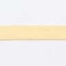 Skråbånd Bio-bomuld [20 mm] – vaniljegul,  thumbnail number 1