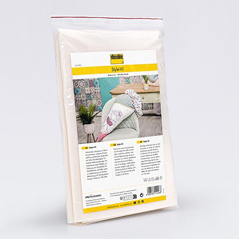 Style-Vil [72 cm x 1 m] | Vlieseline – hvid,  image number 2