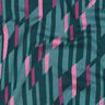 Romanit jersey abstrakte romber &ndash; petrol/rosa,  thumbnail number 2