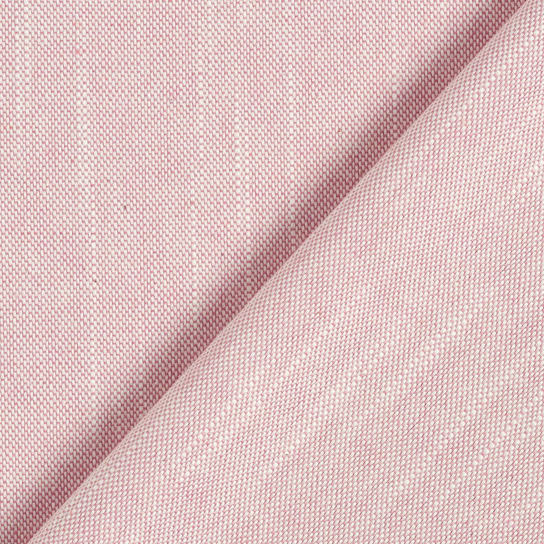 Dekorationsstof Halvpanama let struktur – rosa/lysebeige,  image number 4