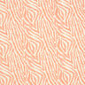 GOTS French Terry Sommersweat Zebra | Tula – lysebeige/orange,  thumbnail number 1