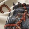 Dekorationsstof gobelinstykke Hest – beige,  thumbnail number 2