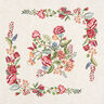 Dekorationsstykke Gobelin romantisk blomstermotiv – lysebeige,  thumbnail number 1