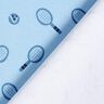 French Terry Sommersweat retro tennis  | PETIT CITRON – lyseblå,  thumbnail number 7