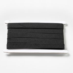Glat gummibånd [3 m | 15 mm] – sort, 